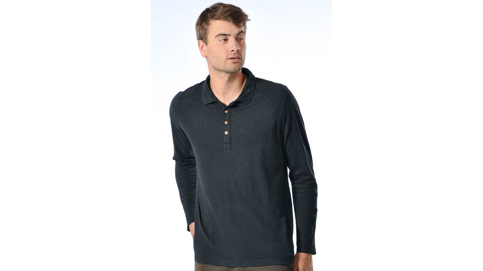 Gramicci Lodge Organic Polo - Men's-Black-Small