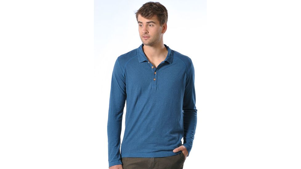 Gramicci Lodge Organic Polo - Men's-Dodger Blue-Small
