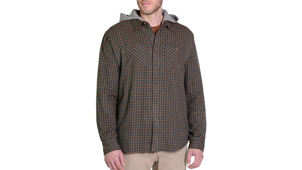 Gramicci Murphy Hooded Flannel Shirt Jacket - Men's-Flannel Grey-Large