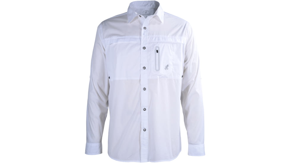 Gramicci No-Squito Long Sleeve Shirt - Men's-White-Medium