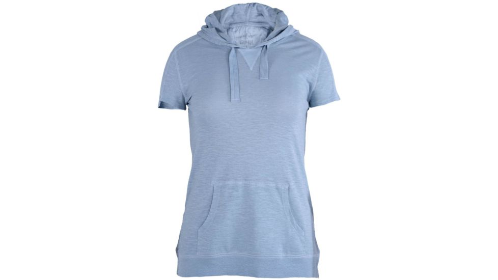 Ziggy Hooded Top - Womens-Laguna Blue-Small