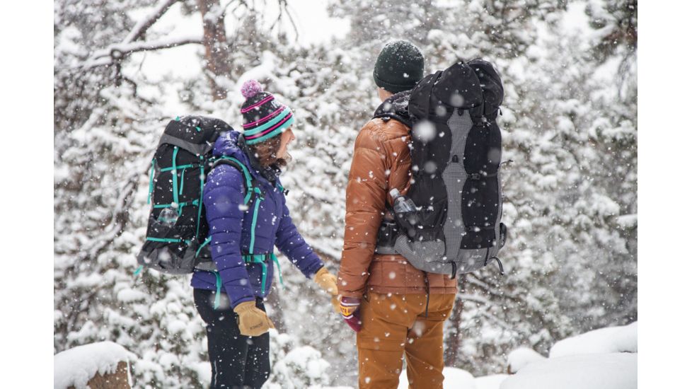 Granite Gear Blaze 60 Backpack - Mens, Black/Black Gingham, Short, 5000025-0001