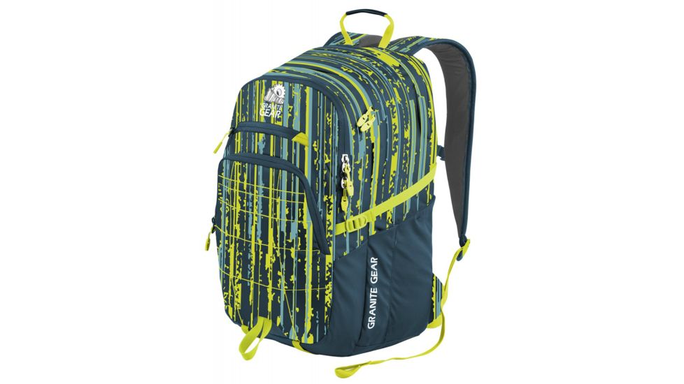 Granite Gear Buffalo Backpack-Linear Metric/Basalt Blue/Neolime