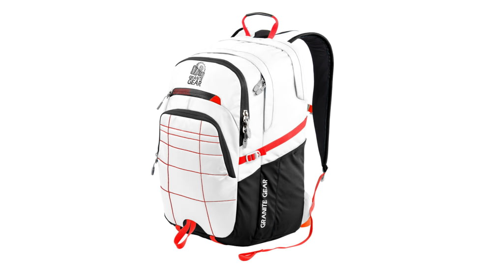 Granite Gear Buffalo Backpack-White/Black/Blood Orange