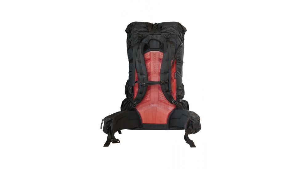 Granite Gear Crown2 60L Backpack, Regular, Black/Red Rock, 5000008-0001