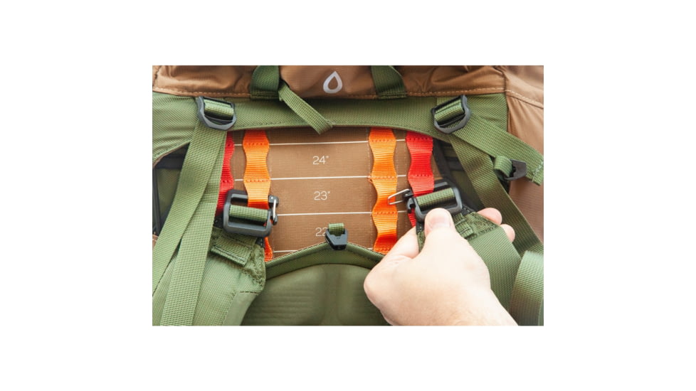 Granite Gear Perimeter 50 Backpack - Long, Bourbon / Pine, 21in - 24in, 5000153-7005
