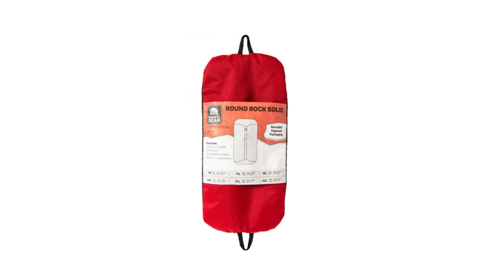Granite Gear Round Rock Solid Compression Sack, Assorted Colors, 11L, 20401-PC