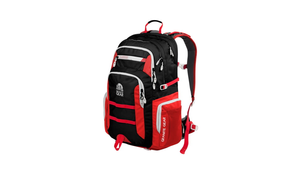 Granite Gear Superior Backpack-Black/Blood Orange/Chromium