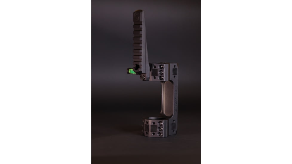 Gray Ops CNC Accessory Pic Rail - Long, Black, GO-PICLONG
