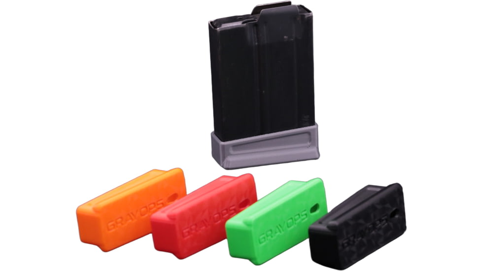 Gray Ops CNC AICS Magazine Base Pad, Black, GO24AI-03-Black