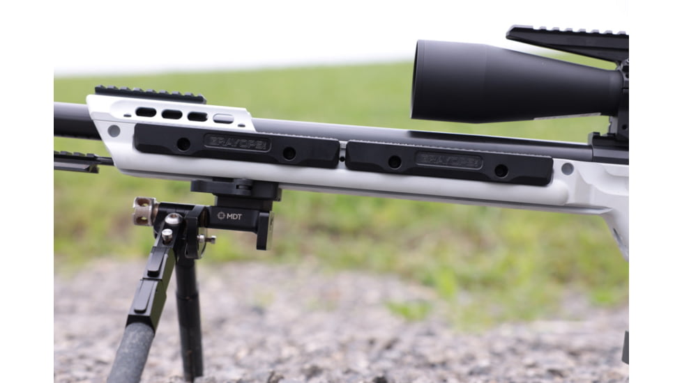 Gray Ops CNC Aluminum MPA BA Comp/Hybrid XL Rail, Black, GO-SRAXL-BA/HYBR