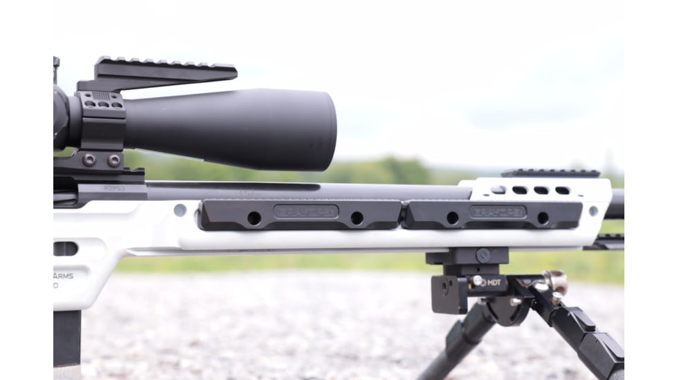 Gray Ops CNC Aluminum MPA BA Comp/Hybrid XL Rail, Black, GO-SRAXL-BA/HYBR