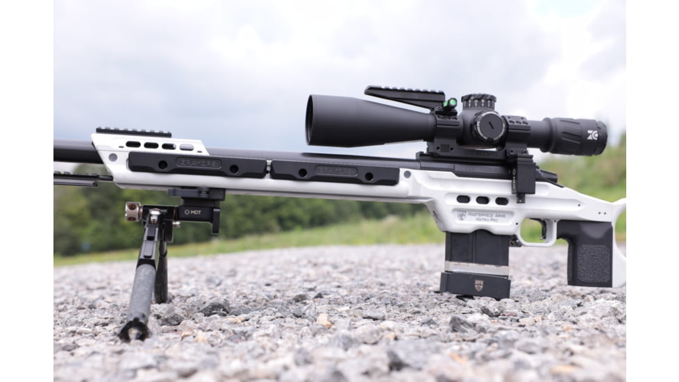 Gray Ops CNC Aluminum MPA BA Comp/Hybrid XL Rail, Black, GO-SRAXL-BA/HYBR