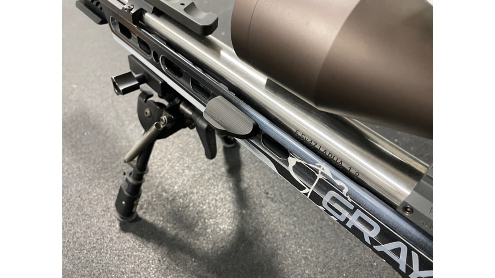 Gray Ops CNC BA Comp Adjustable Thumbrest, Black, GO-BATR