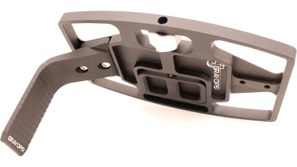 Gray Ops CNC Bag Stop - Mini Plate, Black, GO-BSTOPMINI