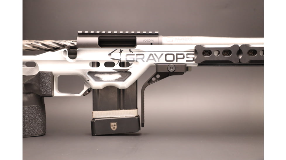 Gray Ops CNC Bag Stop - Quick Detach, Black, GO-BSTOPQD