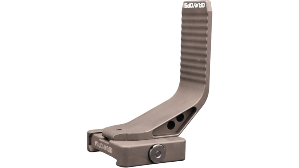 Gray Ops CNC Bag Stop - Quick Detach, Black, GO-BSTOPQD