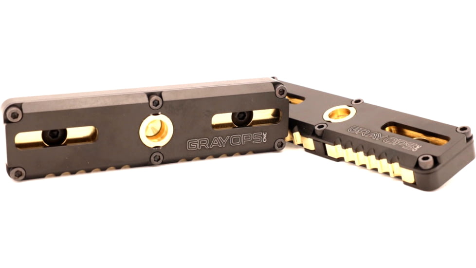 Gray Ops CNC Brass Hybrid Weight, Black, GO-HWB