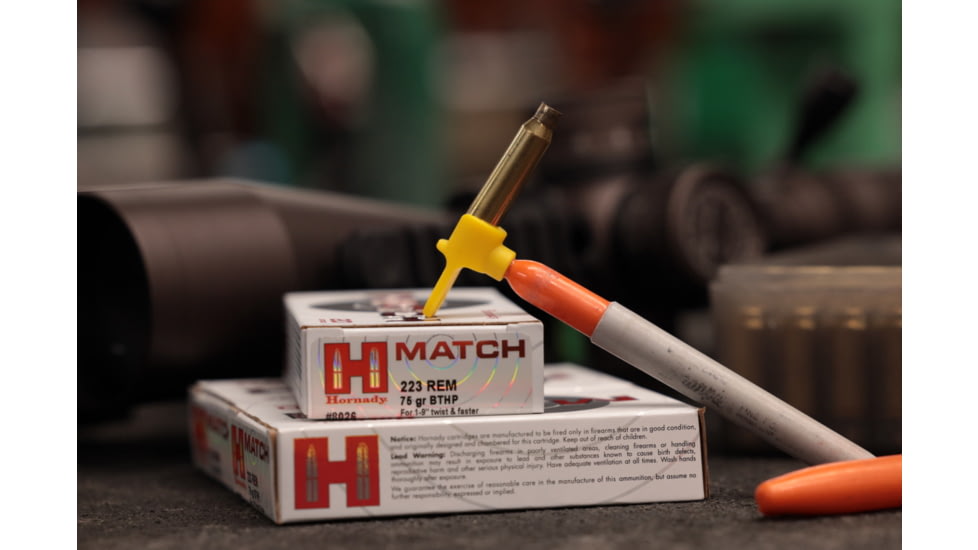 Gray Ops CNC Brass Marker Micro - .224, Yellow, GO-BMM2