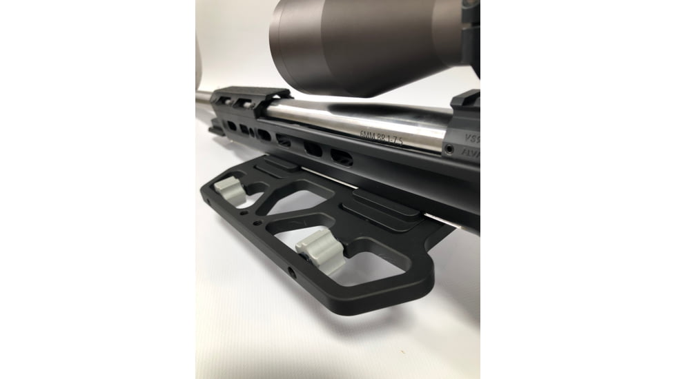 Gray Ops CNC Elite AMP Plate, Black, GO-ELITEAMP