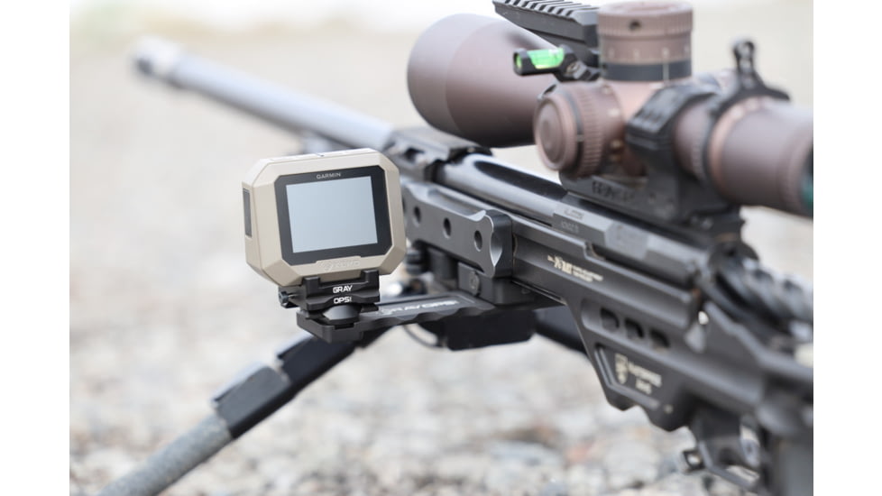 Gray Ops CNC Garmin Mount, Black, GO-GARMOUNT