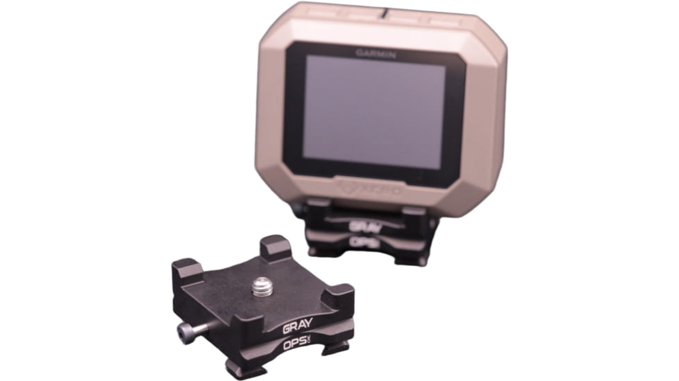 Gray Ops CNC Garmin Mount, Black, GO-GARMOUNT