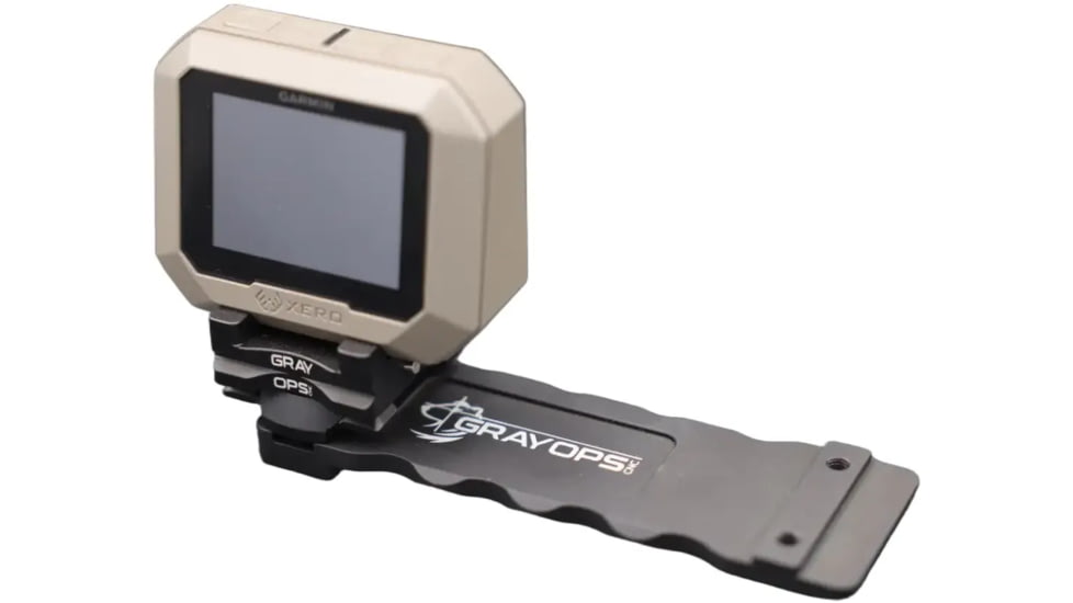 Gray Ops CNC Garmin Mount Kit, Black, GO-GARKIT