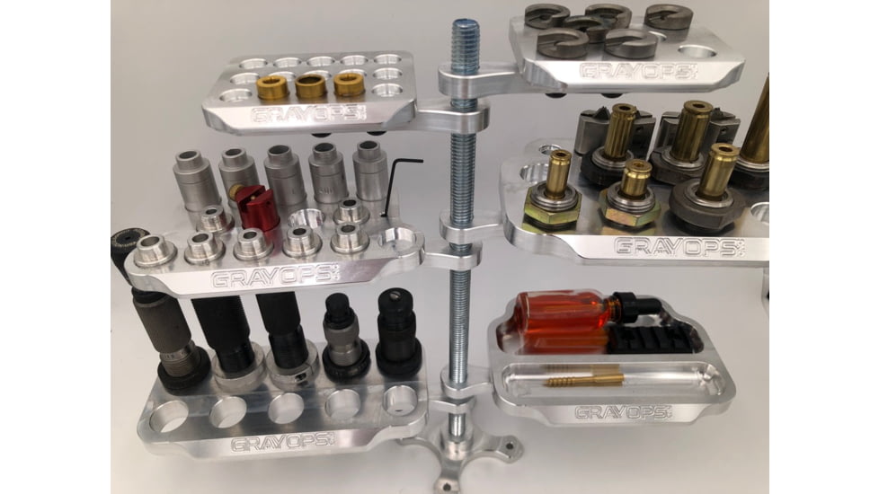 Gray Ops CNC Giraud Trimmer Block, Silver, Giraud Trimmer Block