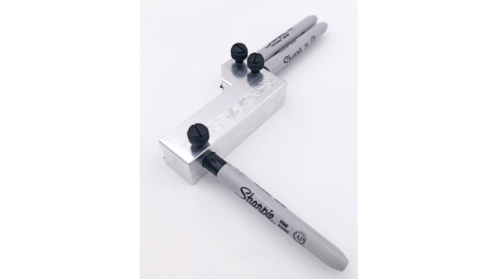 Gray Ops CNC Magnum Brass Marker, Black, GO-BRMKRM