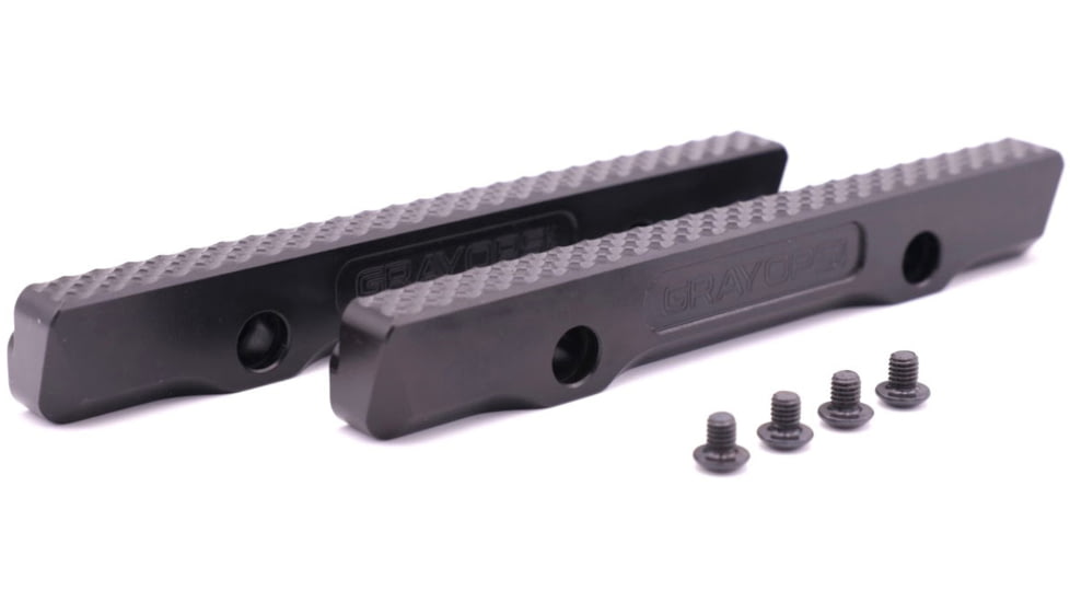 Gray Ops CNC Steel MPA Matrix/ESR Rail, Black, GO-SRSXL-MX/ESR