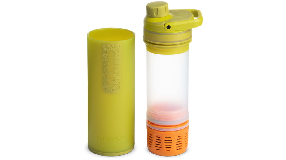 Grayl UltraPress Purifier Bottle, Forager Moss, 16.9 oz, 500-MOS