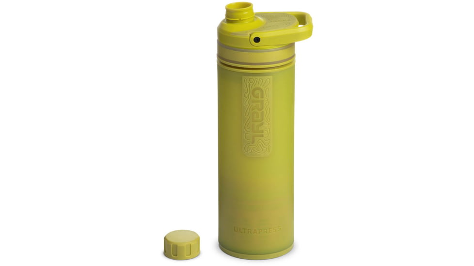 Grayl UltraPress Purifier Bottle, Forager Moss, 16.9 oz, 500-MOS