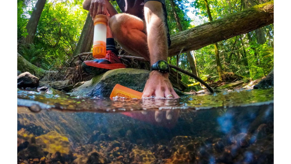 Grayl UltraPress Purifier Bottle, Mojave Red Rock, 16.9 oz, 500-MRR