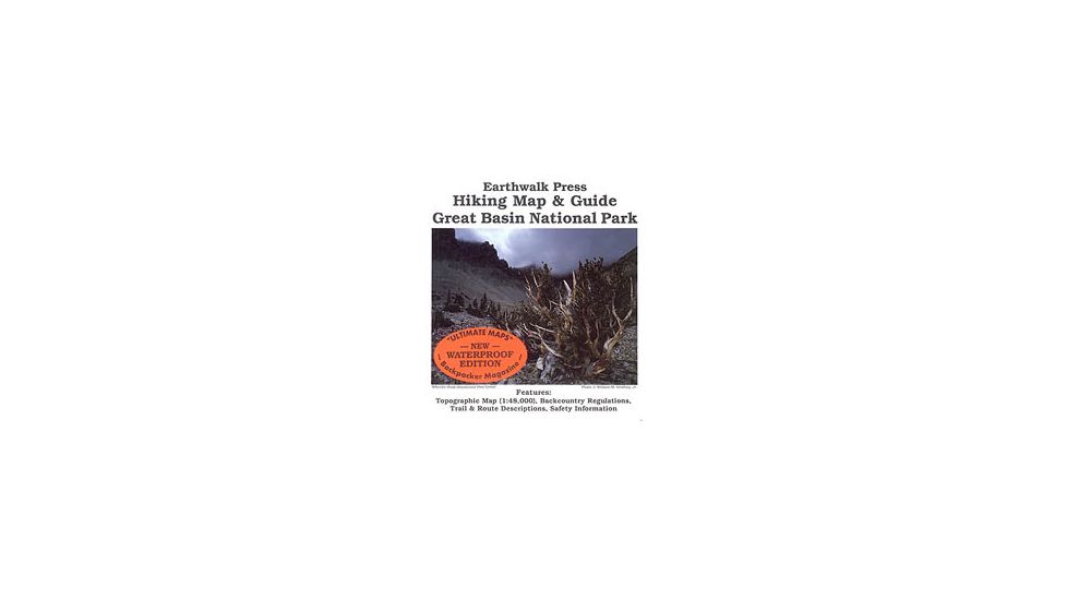 Great Basin Np Hiking Map &amp; Gd, Earthwalk Press, Publisher - Earthwalk Press