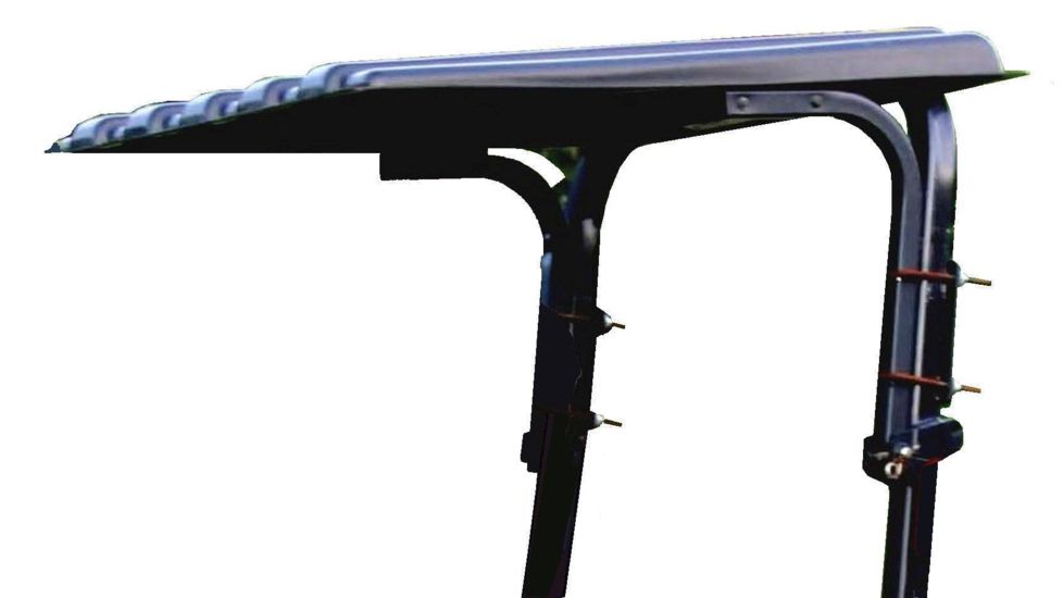 Great Day Big Top Zero Turn Lawnmower Canopy - canopy is 36inW x 46in L fits rollbars 32in - 36in wide, Black, LNP1012