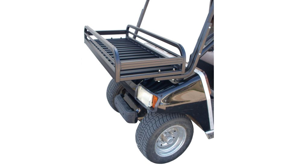 Great Day Custom Cart Front Rack - 42in x 18in x 7in (50 lb wt cap), Black CCFR751