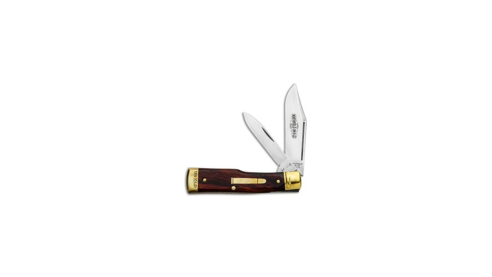 Great Eastern #44 Northfield UN-X-LD Gunstock Buffalo Jack Folding Knife, 2.875in, 1095, Clip Point, Pen Blade, Cocobolo, Wood Handle, Wood/Steel, 6.375 inch, BHQ-87829