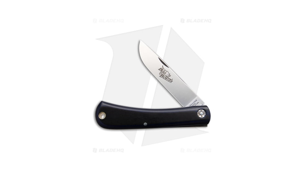 Great Eastern #21 Farm &amp; Field Bull Buster Folding Knife, 3.625in, 1095, Drop Point Blade, Laminate, Blue Black Handle, Standard, Blue/Black/Gray, 8.25 inch, BHQ-193735