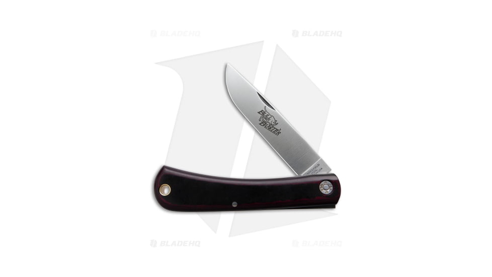 Great Eastern #21 Farm &amp; Field Bull Buster Folding Knife, 3.625in, 1095, Drop Point Blade, Laminate, Red Black Handle, Standard, Red/Black/Gray, 8.25 inch, BHQ-193736