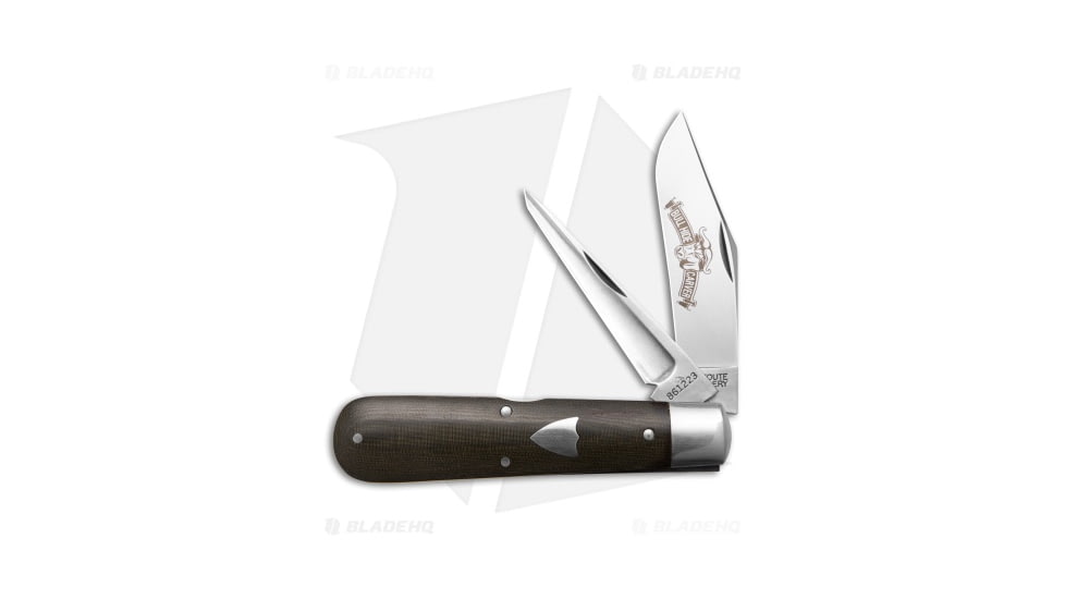Great Eastern Tidioute Cutlery Folding Knife, 3.00in, 1095, Clip Point Blade, Micarta, OD Green Handle, OD Green/Gray, 7.00 inch, BHQ-202851