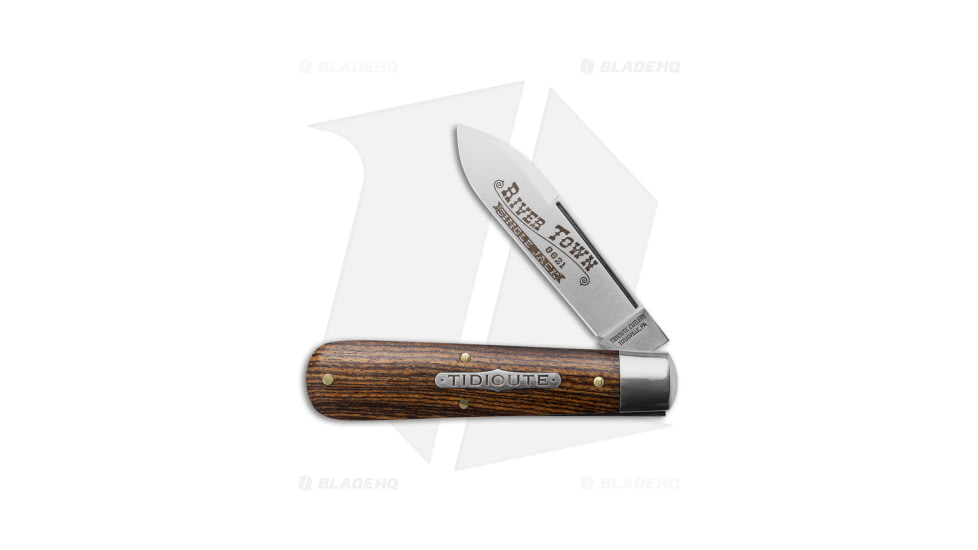 Great Eastern Tidioute Cutlery Exotic Mexican Folding Knife, 3.00in, 1095, Drop Point Blade, Wood, Brown Handle, Brown/Gray, 6.85 inch, BHQ-187082