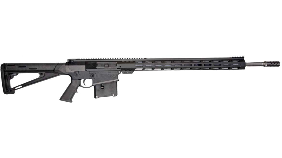 Great Lakes AR-10 Rifle, 7mm PRC, 24 inch Barrel, 5 Round Magazine, Black, GL10LA7PRCSSBLK-FRRMPG