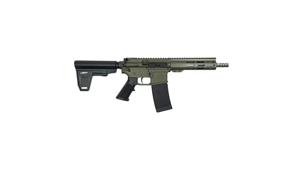 Great Lakes AR-15 Semi Auto Pistol with Brace, 223 Rem/5.56 Nato, 7.5 in Barrel