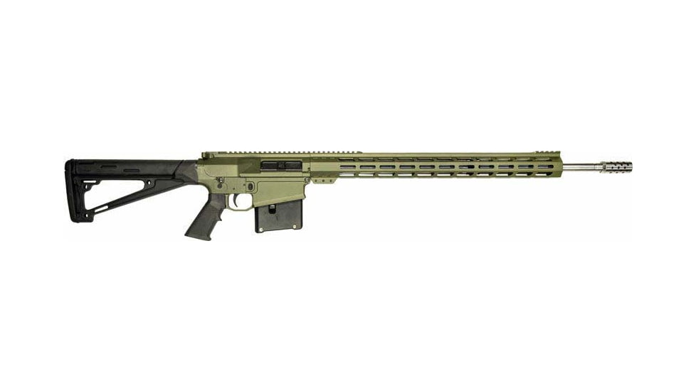 Great Lakes Semi-Auto Rifle, .30-06 Springfield, 24in Barrel, 1-10, Synthetic OD Green Stock, Black, 1 5RD, GL10LA30-06SS ODG-FRRMPG