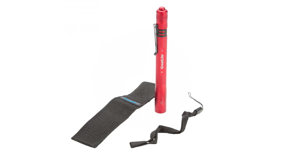 Greatlite 130 Lumens E34 Focus Penlight, Red, EXPE34RD