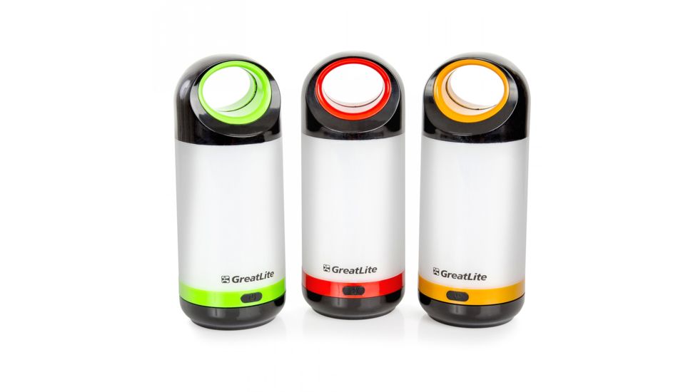 Greatlite 150 Lumens Camping LED Lantern, Red/Yellow/Green, 6.7" 32561