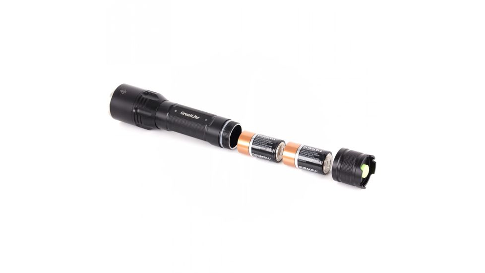 Greatlite Cree LED 500 Lumens E65 Tactical Flashlight, Black, EXPE65