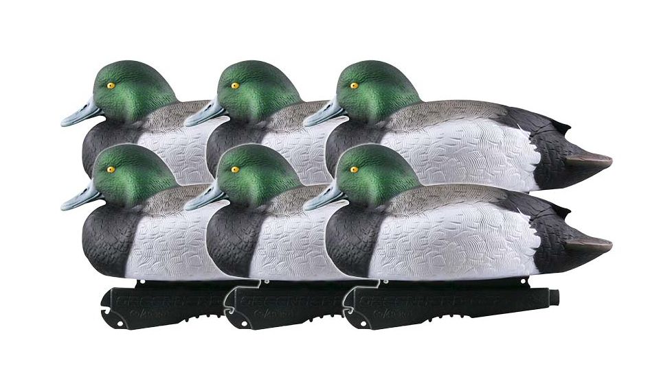 Greenhead Gear Over-Size Duck Decoy,Blue-Bills,1/2 Dozen 73039