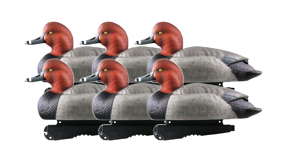 Greenhead Gear Over-Size Duck Decoy,Redheads,1/2 Dozen 73029