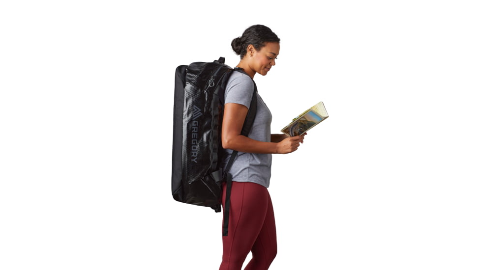 Gregory Alpaca 100L Duffel Bag, Obsidian Black, One Size, 147932-0413